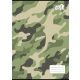 Füzet, tűzött, A4, kockás, 32 lap, COOL BY VICTORIA 'Camouflage', '87-32'