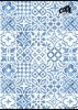 Füzet, tűzött, A4, kockás, 80 lap, COOL BY VICTORIA "Mediterrain patterns"