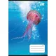 Füzet, tűzött, A5, kockás, 32 lap, COOL BY VICTORIA "Ocean World", "27-32"