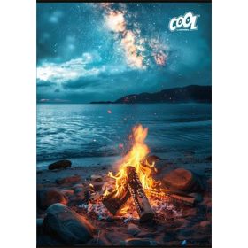   Füzet, tűzött, A4, vonalas, 80 lap, COOL BY VICTORIA "Polar Night"