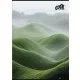 Füzet, tűzött, A4, sima, 80 lap, COOL BY VICTORIA "Green Calm"