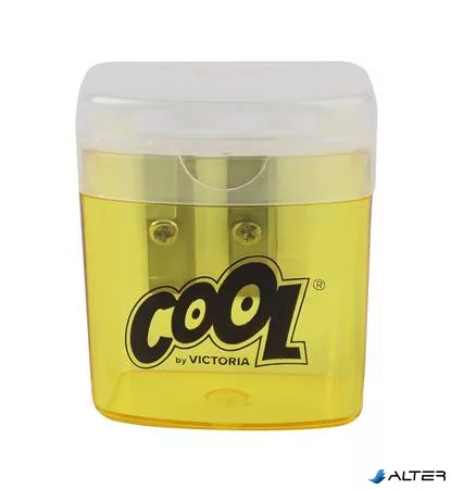 Hegyező, kétlyukú, tartályos, COOL BY VICTORIA, vegyes színek