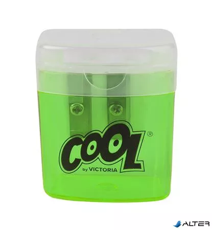 Hegyező, kétlyukú, tartályos, COOL BY VICTORIA, vegyes színek