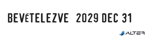 Dátum- és szövegbélyegző, 12 féle szöveggel, TRODAT '4817'