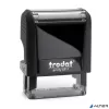 Bélyegző, TRODAT 'Printy 4911', fekete ház, fekete párnával