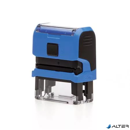 Bélyegző, TRODAT "Printy 4912", kék ház, fekete párnával