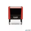 Bélyegző, TRODAT "Printy 4912", piros ház, fekete párnával