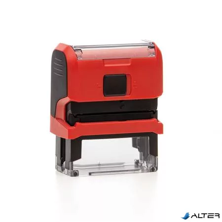 Bélyegző, TRODAT "Printy 4912", piros ház, fekete párnával