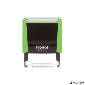   Bélyegző, TRODAT 'Printy 4912', világoszöld ház, fekete párnával