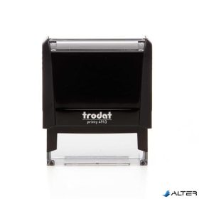  Bélyegző, TRODAT "Printy 4913", fekete ház, fekete párnával