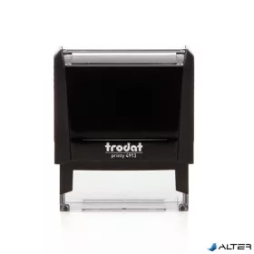   Bélyegző, TRODAT "Printy 4913", fekete ház, fekete párnával