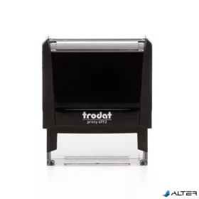   Bélyegző, TRODAT "Printy 4913", fekete ház, fekete párnával