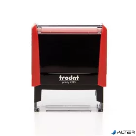   Bélyegző, TRODAT "Printy 4913", piros ház, fekete párnával