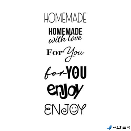 Bélyegző készlet, 6 minta, TRODAT 'Creativ Homemade'