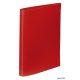 Gyűrűs könyv, 4 gyűrű, 25 mm, A4, PP, VIQUEL "Essentiel", piros