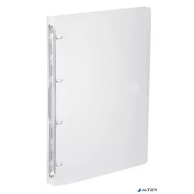   Gyűrűs könyv, 4 gyűrű, 25 mm, A4, PP, VIQUEL "Propyglass", víztiszta