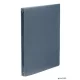 Gyűrűs könyv, 4 gyűrű, 25 mm, A4, PP, VIQUEL 'Propyglass', füstszínű