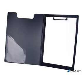 Felírótábla, fedeles, A4, VIQUEL, fekete