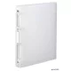 Gyűrűs könyv, 4 gyűrű, 40 mm, A4, maxi, PP, cserélhető címke, VIQUEL "Propyglass", víztiszta