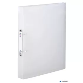   Gyűrűs könyv, 2 gyűrű, 40 mm, A4, maxi, PP, cserélhető címke, VIQUEL "Propyglass", víztiszta