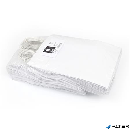 Ajándéktasak, 22X10X30,5 cm, VIQUEL, fehér