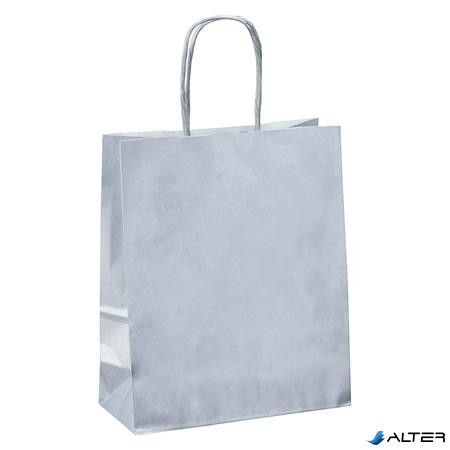 Ajándéktasak, 22X12X31 cm, VIQUEL, ezüst