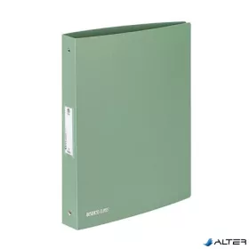   Gyűrűs könyv, 4 gyűrű, 40 mm, A4, VIQUEL 'Business Class', khaki