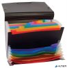 Harmonikamappa, PP, 12+6 rekeszes, VIQUEL "Rainbow Class", fekete