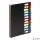 Irattartó mappa, gumis, 12 részes, VIQUEL "Rainbow Class", fekete