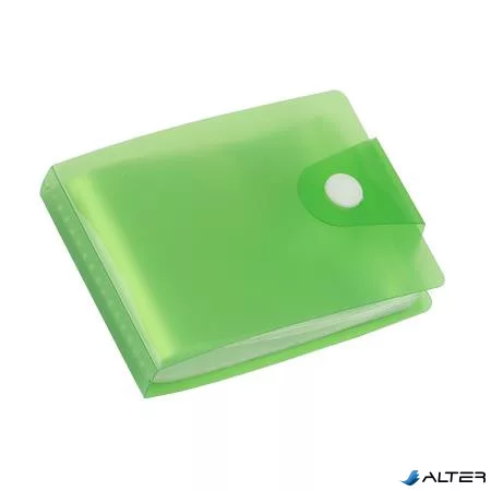 Bankkártya-és igazolványtartó, 20 betétlappal, VIQUEL, "Propyglass",vegyes színek