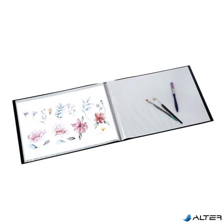 Bemutatómappa, PP, 30 zsebes, A3, fekvő, PP, VIQUEL "Creative Gallery"