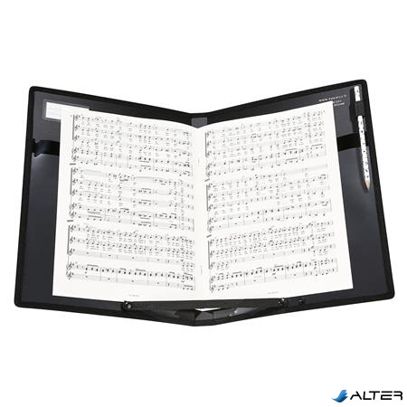 Kottatartó, 4 zsebes, PP, VIQUEL "Vocalyz Concerto", fekete
