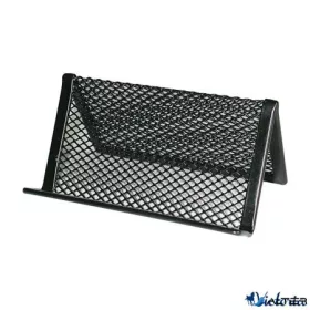 Névjegytartó, fémhálós, VICTORIA OFFICE, fekete