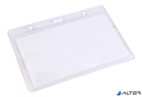 Azonosítókártya tartó, 105x65 mm, hajlékony, fekvő, VICTORIA OFFICE