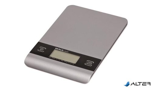 Levélmérleg, digitális, 5 kg terhelhetőség, MAUL "Touch", ezüst