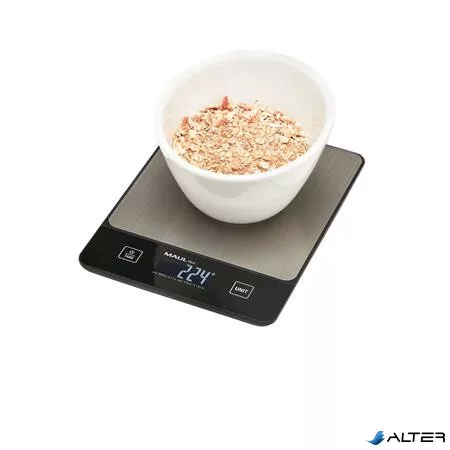 Levélmérleg, digitális, 5 kg terhelhetőség, MAUL 'Libra', fekete