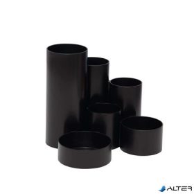   Írószertartó, újrahasznosított, MAUL 'Tubo', fekete