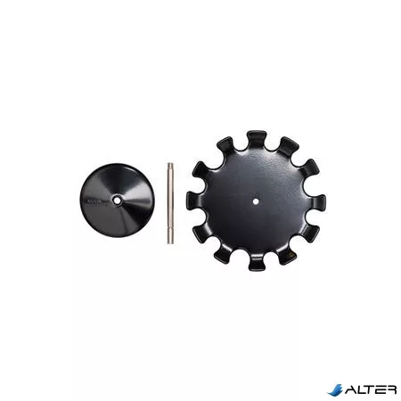 Bélyegző tartó állvány, kör, 1 szintes, 12 hely, MAUL, fekete