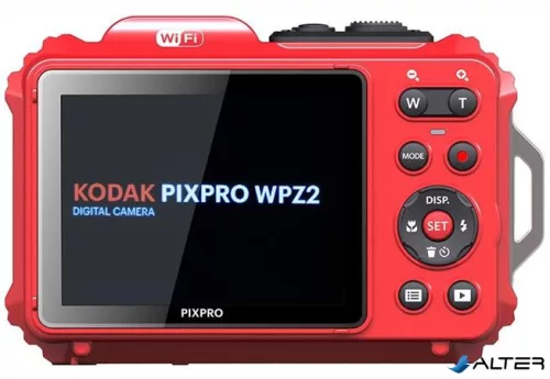 Fényképezőgép, digitális, KODAK "Pixpro WPZ2", piros