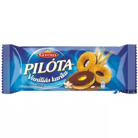   Vaníliás karika, 150 g, GYŐRI "Pilóta", tejcsokoládés