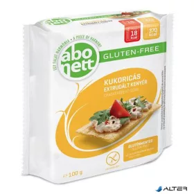   Extrudált kenyér, ABONETT, 100 g, kukoricás, gluténmentes