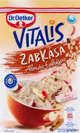 Zabkása, 48 g, DR. OETKER, 'Vitalis', almás-fahéjas
