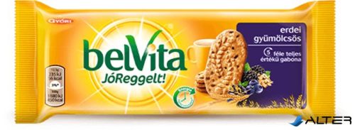 Keksz, 50 g, GYŐRI "Belvita Jó reggelt", erdei gyümölcsös