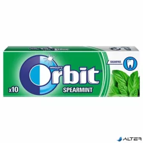 Rágó, 14 g, ORBIT 'Spearmint drazsé'