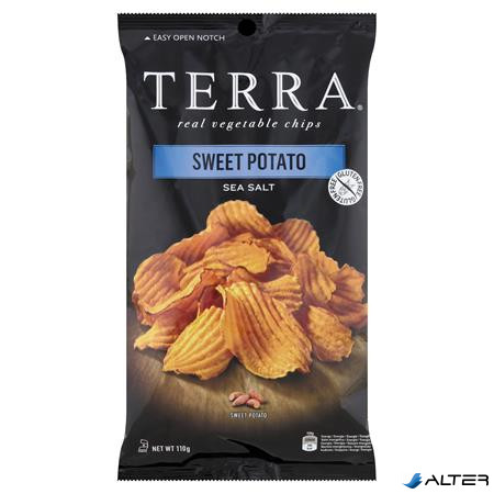 Zöldségchips, 110 g, TERRA 'Sweet potato', édesburgonyás