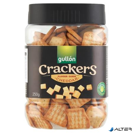 Kréker, 250 g, GULLÓN "Cracker", cheddar sajtos