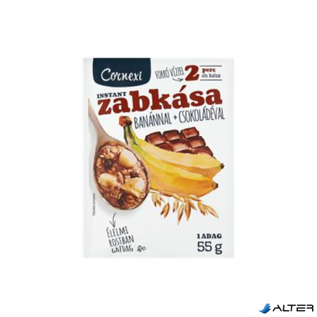Zabkása, 55 g, CORNEXI, banán-csoki