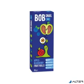 Gyümölcstekercs, 30 g, BOB SNAIL, alma-áfonya