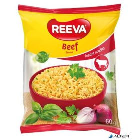 Instant tésztaleves, 60 g, REEVA, marhahúsos íz