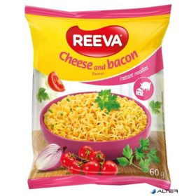 Instant tésztaleves, 60 g, REEVA, sajtos-baconos íz